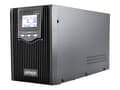 Pikkukuva 1 / 5: EnerGenie EG-UPS-PS2000-02 - UPS - AC 220 V - 1600 Watt - 2000 VA - 9 At - USB, RJ-45 - lähtöliitännät: 3 kappaletta
