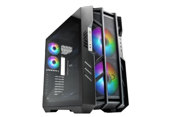 Cooler Master HAF 700 THE BERSERKER - FT - SSI EEB - sidepanel med vindu (herdet glass) - ingen strømforsyning (ATX) - titangrå - USB/lyd
