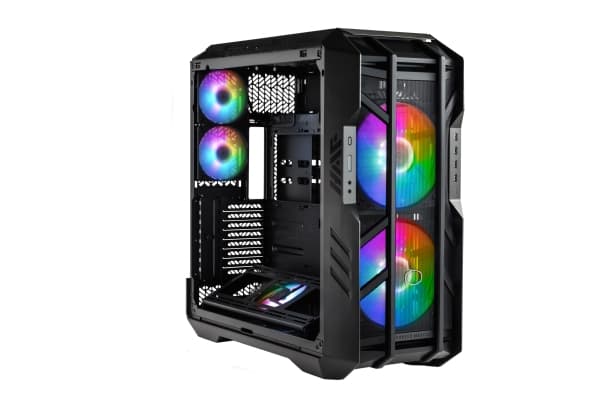 Cooler Master HAF 700 THE BERSERKER - FT - SSI EEB - sidepanel med vindu (herdet glass) - ingen strømforsyning (ATX) - titangrå - USB/lyd