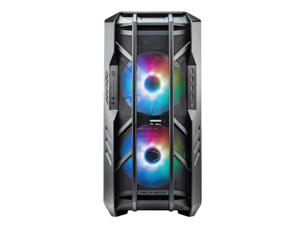 Cooler Master HAF 700 THE BERSERKER - FT - SSI EEB - sidepanel med vindu (herdet glass) - ingen strømforsyning (ATX) - titangrå - USB/lyd