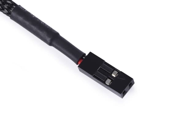 Alphacool 17596, Temperatursensor, mässing, Svart, 1/4", FC, 18 mm