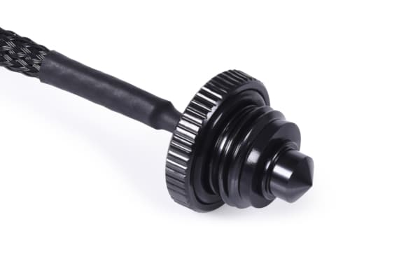 Alphacool 17596, Temperatursensor, mässing, Svart, 1/4", FC, 18 mm