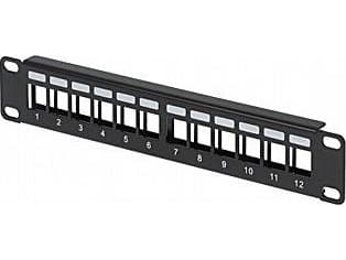 Delta Patch panel 12x slot keystone (PP10-12/K)