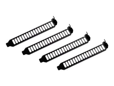 SilverStone SST-Aeroslots-BP PCI-spordeksler, 4 stk - svart