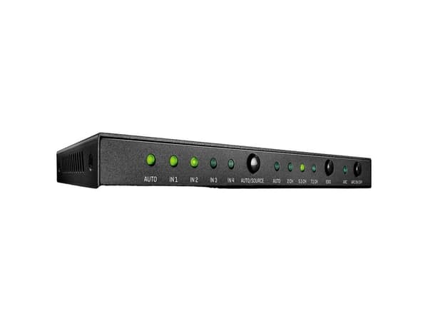 Lindy 38249, HDMI, Metall, Sort, 18 Gbit/s, 3840 x 2160 piksler, 5.1 kanaler