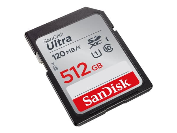 SanDisk Ultra - Flash-minneskort - 512 GB - Class 10 - SDXC UHS-I