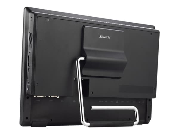 Shuttle XPC P52U - Barebone - alt-i-ett 1 x Celeron 5205U inntil ULV - RAM 0 GB - UHD Graphics - Gigabit Ethernet - monitor: LCD 15.6" 1920 x 1080 (F