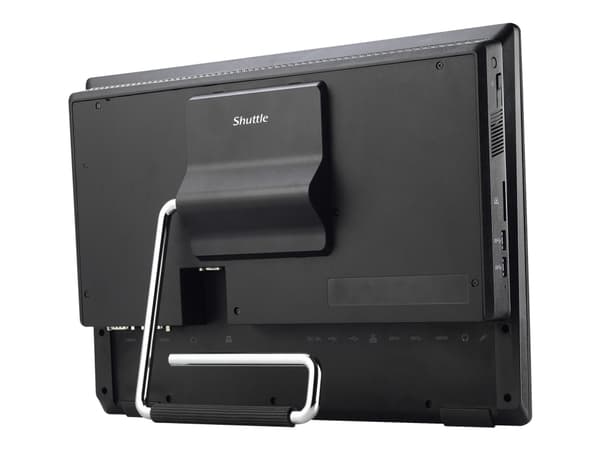 Shuttle XPC P52U - Barebone - alt-i-ett 1 x Celeron 5205U inntil ULV - RAM 0 GB - UHD Graphics - Gigabit Ethernet - monitor: LCD 15.6" 1920 x 1080 (F