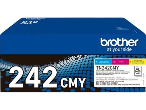 Brother TN242CMY Value Pack - 3-pack - gul, cyan, magenta - original - tonerpatron - for Brother DCP-9017, DCP-9022, HL-3142, HL-3152, HL-3172, MFC-9