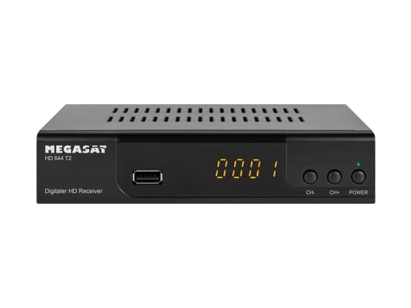Megasat 0201145, Terrestrial (marksänd), Full HD, DVB-T2, 1080p, 4:3, 16:9, 32 bit
