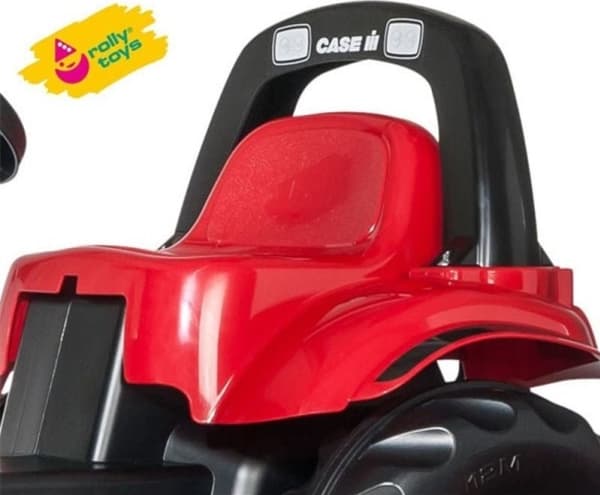 rolly toys rollyKid Case 1170 CVX, 2,5 år, 4 hjul, Sort, Rød