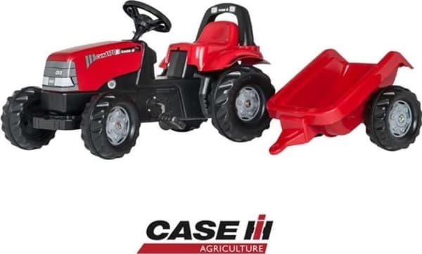rolly toys rollyKid Case 1170 CVX, 2,5 år, 4 hjul, Sort, Rød
