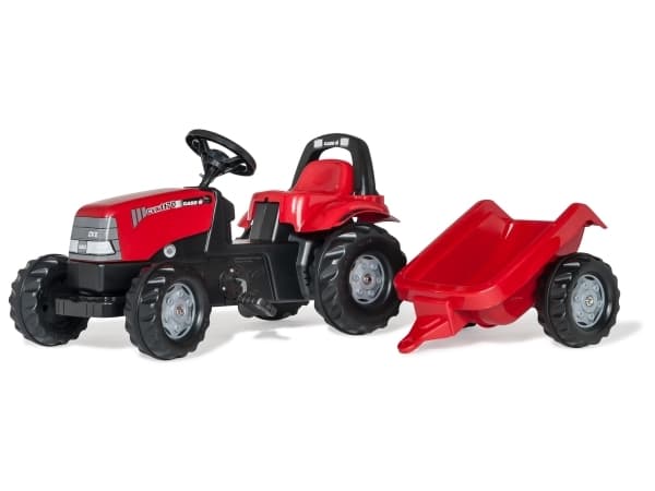 rolly toys rollyKid Case 1170 CVX, 2,5 år, 4 hjul, Sort, Rød