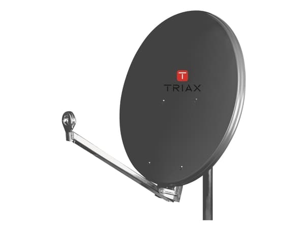 Triax Hit FESAT 75 sg, 10,7 - 12,75 GHz, 37,3 dBi, 15 - 45°, 21°, Sort, Grå, Aluminium