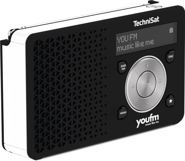 TechniSat Digitradio 1, Bärbar, Analog och digital, DAB+, FM, 87,5 - 108 MHz, 174 - 240 MHz, 1 W