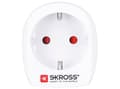 Miniatyrbilde 1 av 4: Skross Europe to USA, Type B, Type C (Europlug), 100-240 V, 15 A, Hvit, 3750 W