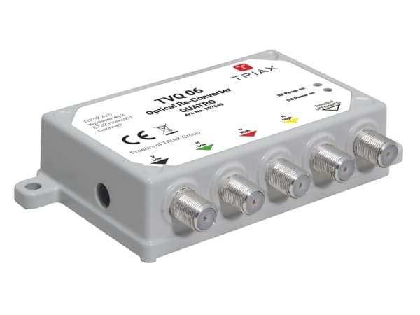 Triax TVQ 06, Harmaa, 20 V, 0,4 A, -10 - 60 °C, 26 mm, 61 mm