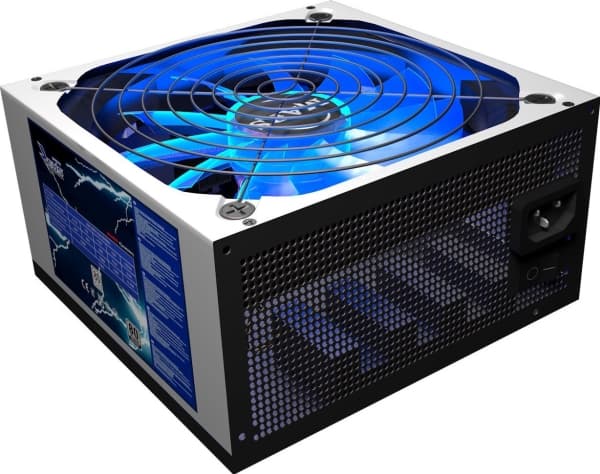 Mars Gaming Zeus, 750 W, 200 - 240 V, 50 - 60 Hz, 6.5 A, Aktiv, 130 W Sort, Sølv