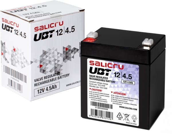 Salicru 013BS000006 UPS-batterier Slutna blybatterier (VRLA) 12 V 4,5 Ah