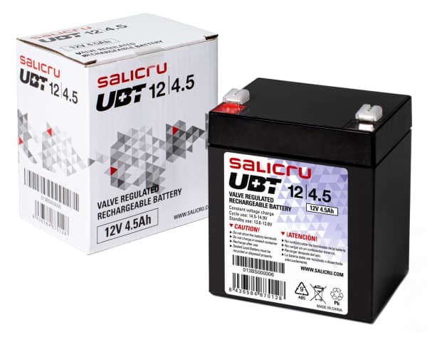 Salicru 013BS000006 UPS-batterier Slutna blybatterier (VRLA) 12 V 4,5 Ah