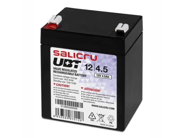 Salicru 013BS000006 UPS-batterier Slutna blybatterier (VRLA) 12 V 4,5 Ah