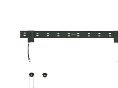 Nedis VLM-SFM10, 50 kg, 106,680 cm (42"), 177,800 cm (70"), 1,450 cm, Sort, Stål Svart