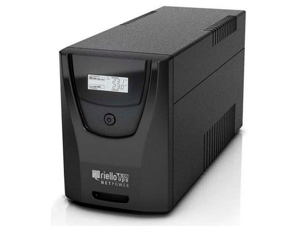 Riello NPW 1000, Linje-Interactive, 1 kVA, 600 W, Sinus, 220 V, 240 V