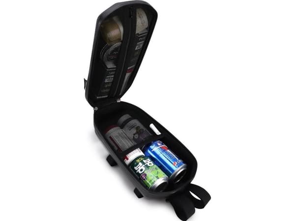 Wozinsky waterproof scooter handlebar bag 4l handlebar bag juodos spalvos (WSB2BK)