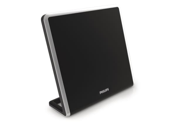 Philips Digital TV-antenne SDV7220/12, Sort, 49 dBi, FM, UHF, 1,8 m, 216 x 170 x 216 mm, Coax