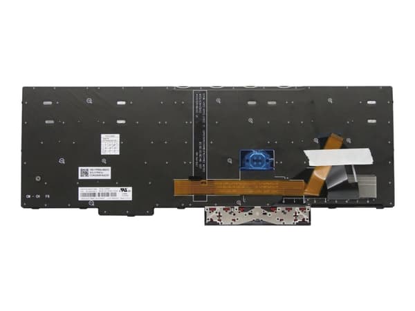 Chicony - Ersättningstangentbord för bärbar dator - med Trackpoint, UltraNav - bakgrundsbelyst - QWERTY - Hebreiska - svart - FRU - för ThinkPad P15s