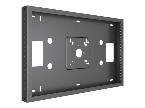 Multibrackets M Pro Series - Innhegning - Open-air - for LCD-skjerm - låsbar - stål - svart - skjermstørrelse: 24" - veggmonterbar - for Samsung QB24