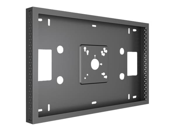 Multibrackets M Pro Series - Innhegning - Open-air - for LCD-skjerm - låsbar - stål - svart - skjermstørrelse: 24" - veggmonterbar - for Samsung QB24