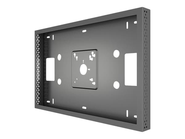 Multibrackets M Pro Series - Innhegning - Open-air - for LCD-skjerm - låsbar - stål - svart - skjermstørrelse: 24" - veggmonterbar - for Samsung QB24