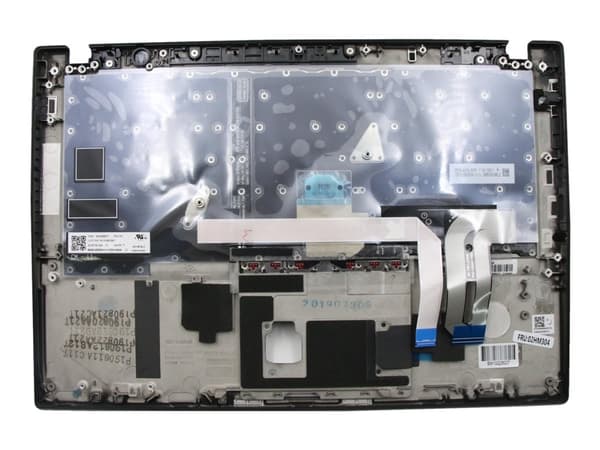 Lenovo - Ersättningstangentbord för bärbar dator - med Trackpoint, UltraNav - bakgrundsbelyst - thailändsk - svart - för ThinkPad T490s 20NX, 20NY