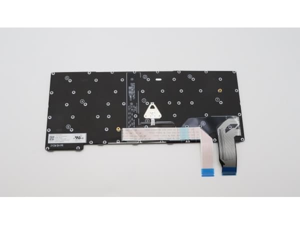 Chicony - Ersättningstangentbord för bärbar dator - bakgrundsbelyst - Engelska - Europa - svart - för ThinkPad L13 Gen 3; L13 Yoga Gen 3; X13 Gen 3