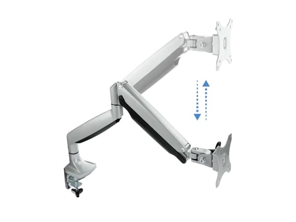 TooQ DB3032TNR-S, Festeklemme/gjennomføring, 9 kg, 33 cm (13"), 81,3 cm (32"), 100 x 100 mm, Sølv