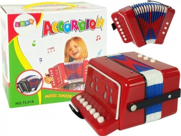 Lean Sport Trekkspill Instrument For Lille Musiker Red