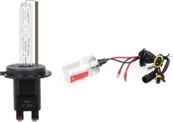 AMiO Xenon pære, xenon H7 4300K glødetråd