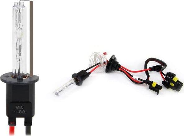 AMiO Xenon pære, xenon H1 4300K glødetråd