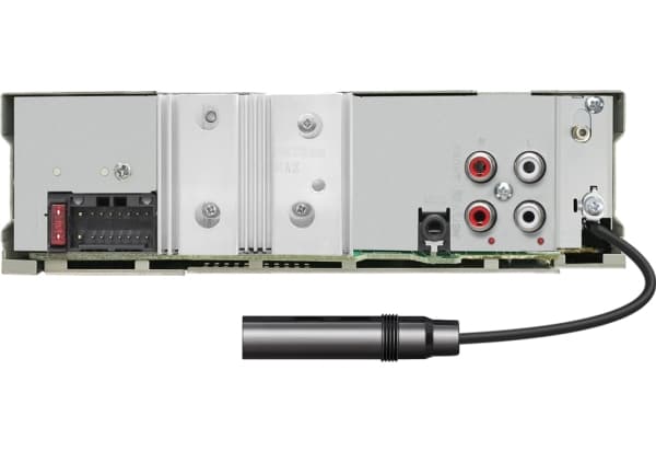 Kenwood Electronics KMM-BT508DAB, Sort, 1 DIN, 200 W, 50 W, 24 timers, AAC, FLAC, MP3, WAV, WMA