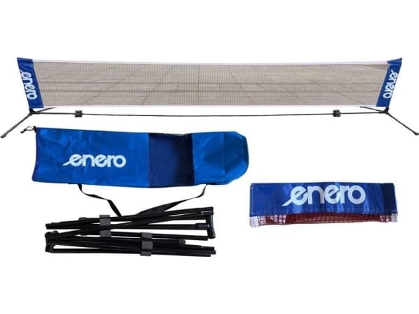 Enero med stolpar 310x76cm för badminton och tennis