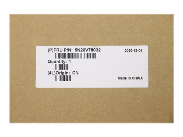 Chicony - Ersättningstangentbord för bärbar dator - bakgrundsbelyst - Tvåspråkig (engelska/franska) - svart - för ThinkPad P15s Gen 1 20T4, 20T5