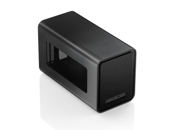 Jonsbo V11, Cube, PC, Sort, ITX, Aluminium, Stål, Spilling
