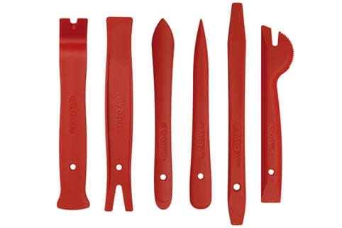 Yato YT-0837, Däckmonteringsjärn, Röd, Nylon, 6 styck