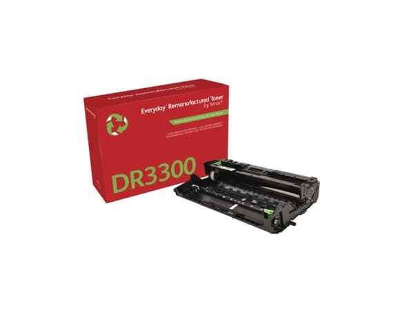Everyday Remanufactured Vakiokapasiteetti Mustavalko Everyday-värikasetti Xeroxilta, Brother DR-3300 -yhteensopiva, 30000 sivua- (006R04753), 30000 s