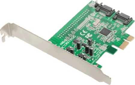 Dawicontrol DC 600e RAID - Diskkontroller - 2 Kanal - SATA 6Gb/s - lav profil - RAID 0, 1, JBOD - PCIe 2.0 x1