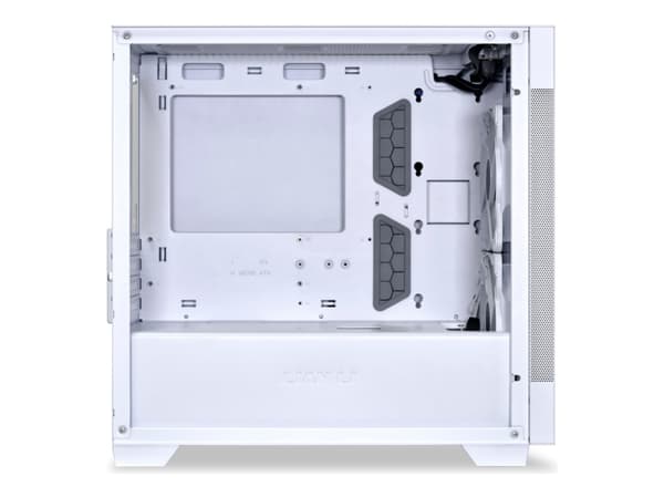 Lian Li Lancool 205M MESH - Tower - micro ATX - sidepanel med vindu (herdet glass) - ingen strømforsyning - snø - USB/lyd