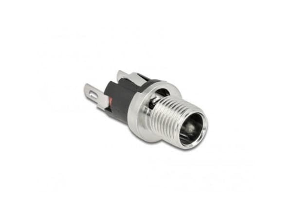Delock - Strøm-konnektor - DC jackstik 5,5 x 2,1 mm (hun) - 16 V - 3 A