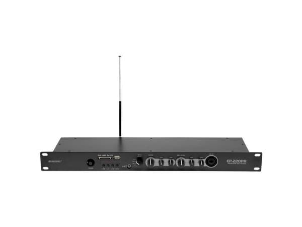 OMNITRONIC EP-220PR forforsterker med MP3-spiller og FM-radio (10007074)