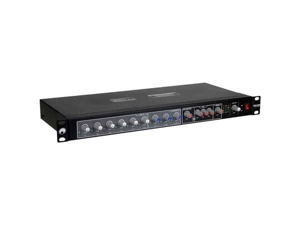 Omnitronic EM-312 12-kanavainen DJ-mikseri 19-tuumainen sisäänrakennettuna